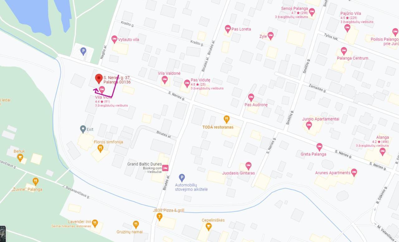 Apartament S.Neries Butas Połąga Zewnętrze zdjęcie